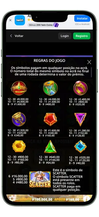 regras do jogo